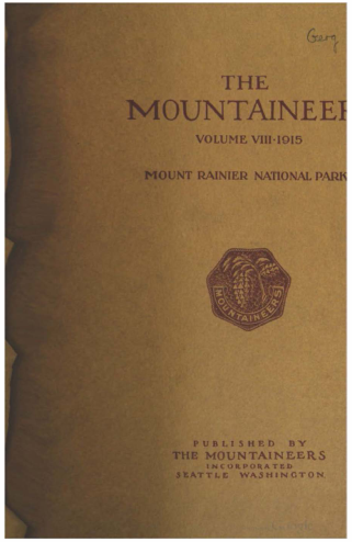 The Mountaineer 1915 cover